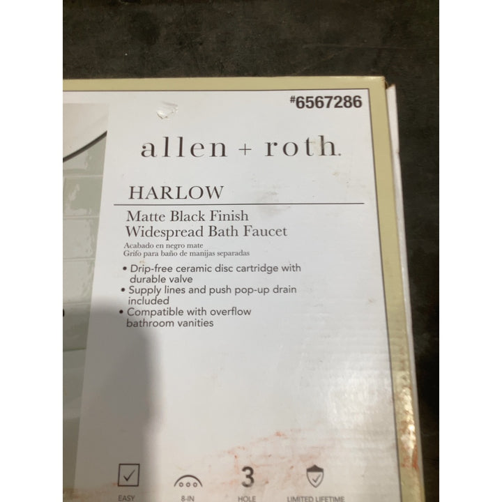 Lot # 1519 allen + roth Bathroom Sink Faucet with Drain $115