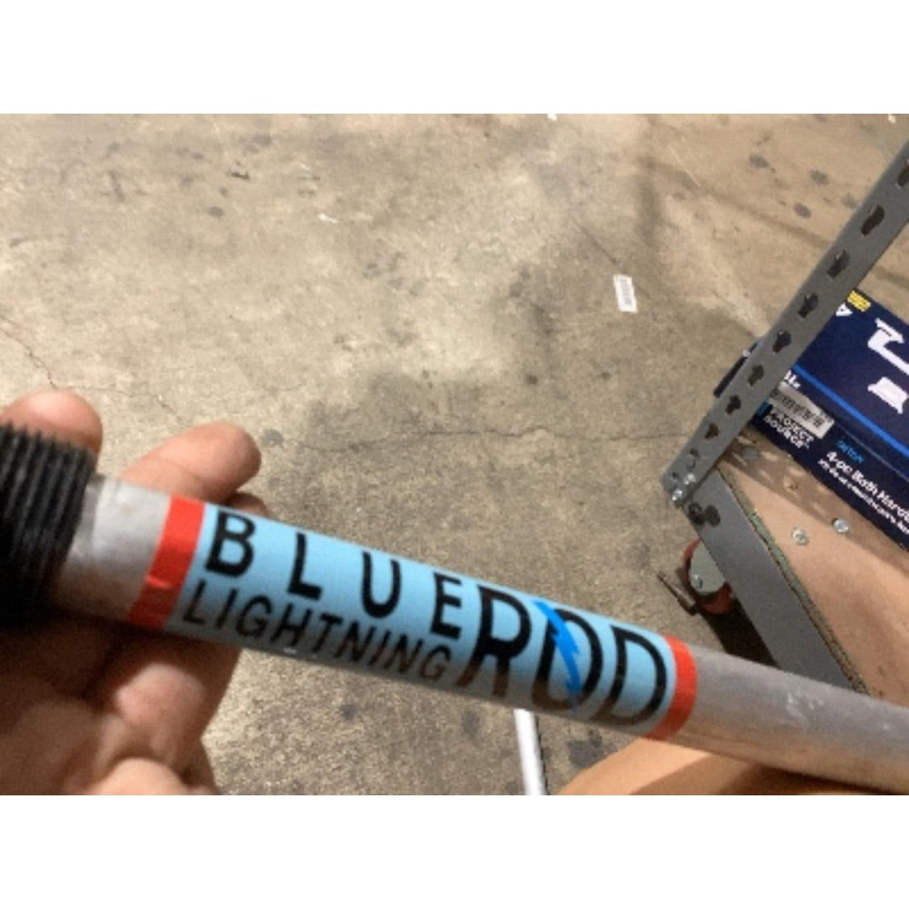 Lot # 498 Blue Rod Lightning Pole $45