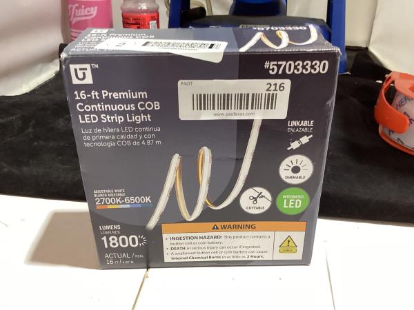 Lot # 216 Utilitech Warm White Tape Lights