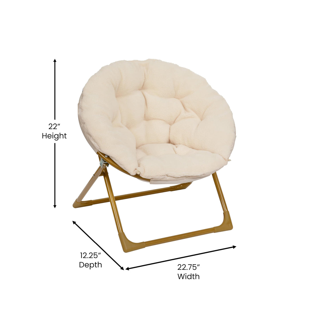 Lot # 1437 Flash Furniture Gwen Saucer Chair $53