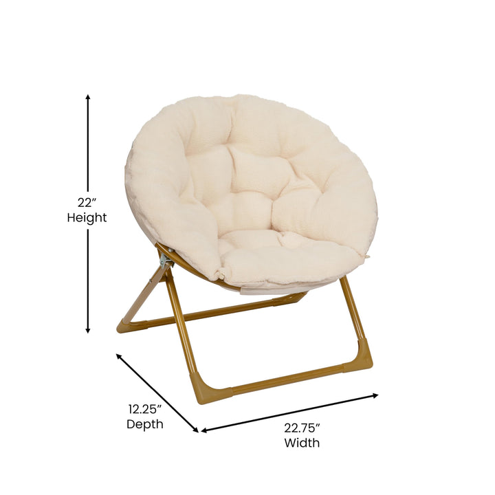 Lot # 1437 Flash Furniture Gwen Saucer Chair $53