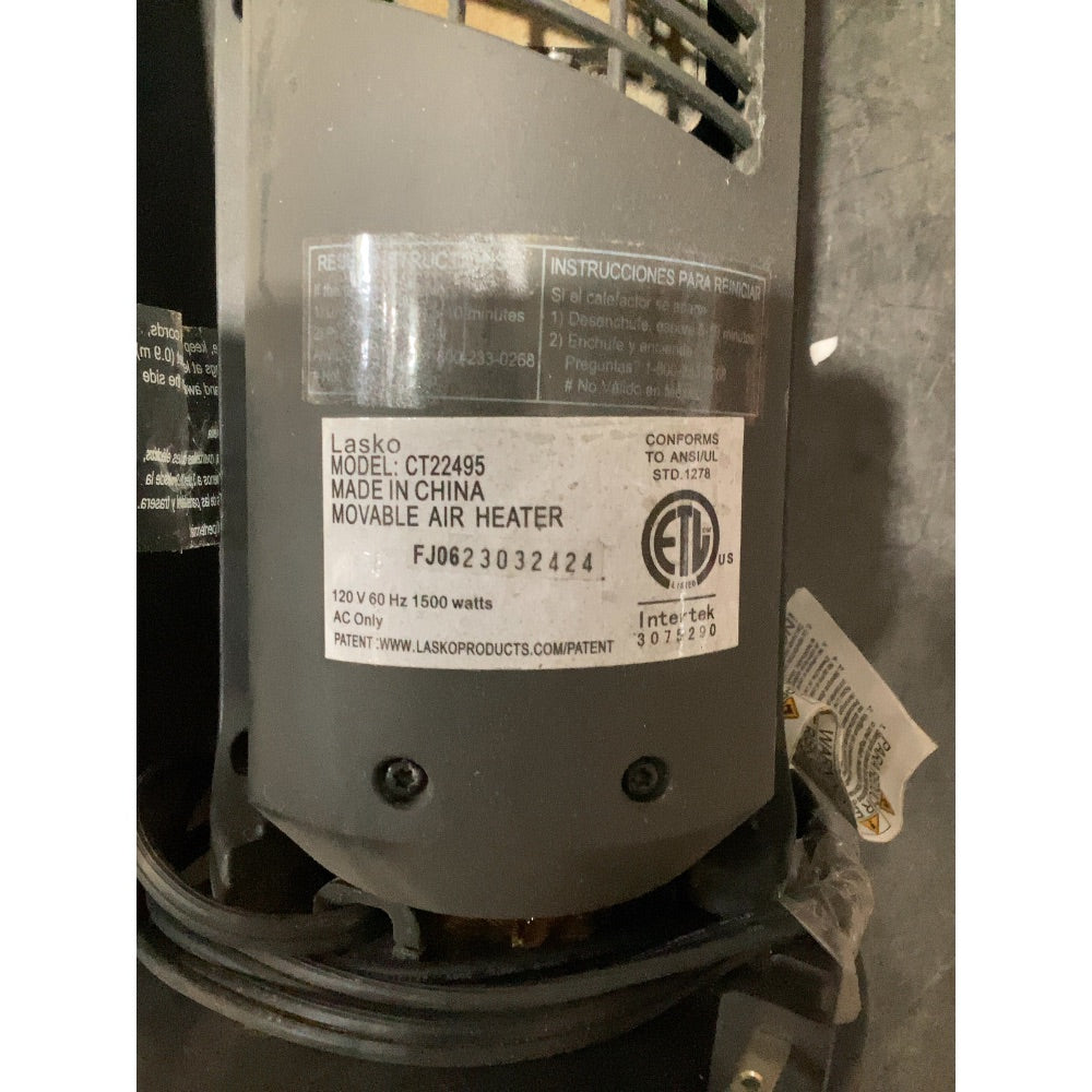Lot # 923 Lasko Tower Heater $35.00