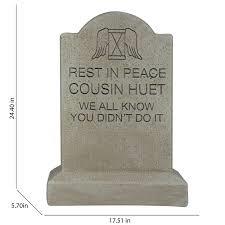 Lot # 1456 Disney 2-ft Disney The Haunted Mansion Blow Mold Tombstone $60