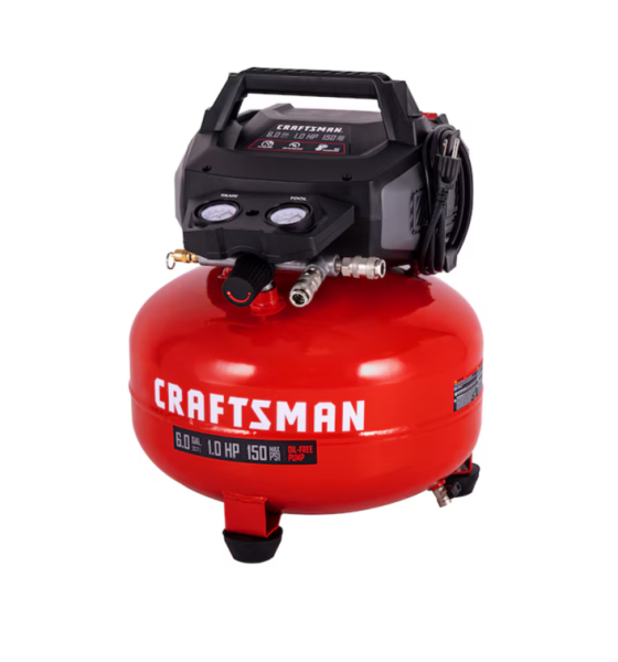 Lot # 1970 CRAFTSMAN 150 PSI Pancake Air Compressor $170