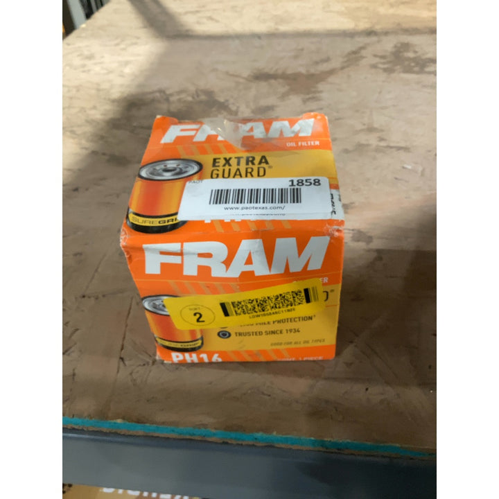 Lot # 1858 Fram Oil Filter $4.94