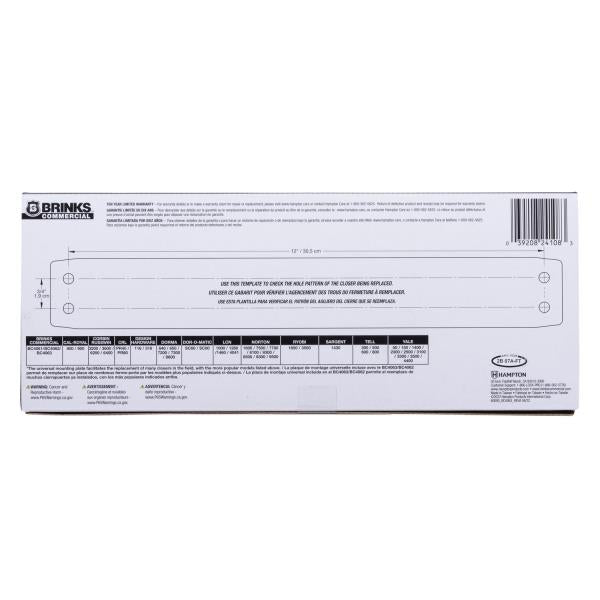 Lot # 1864 Brinks Door Closer $112.71