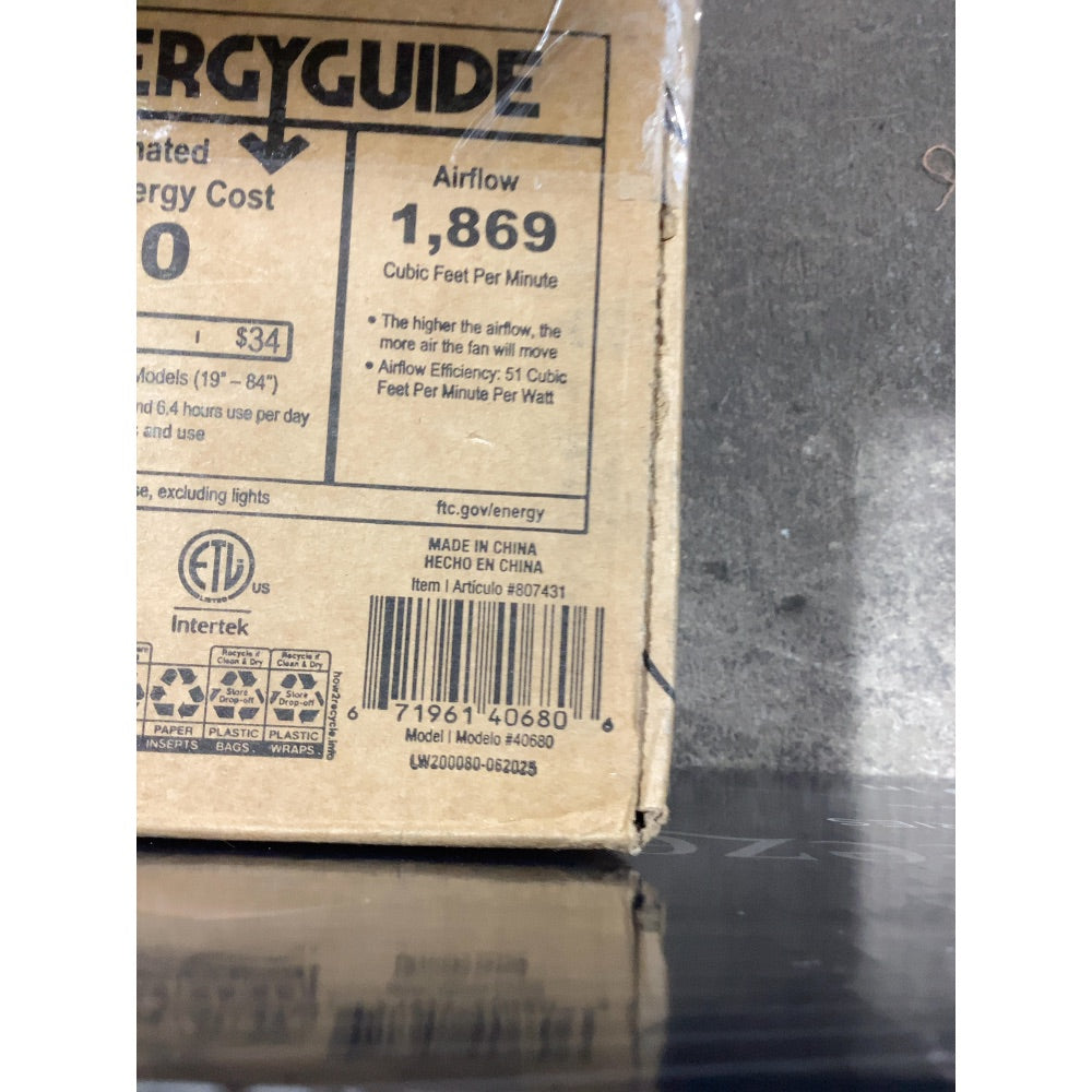 Lot # 237 Harbor Breeze Ceiling Fan $66.55