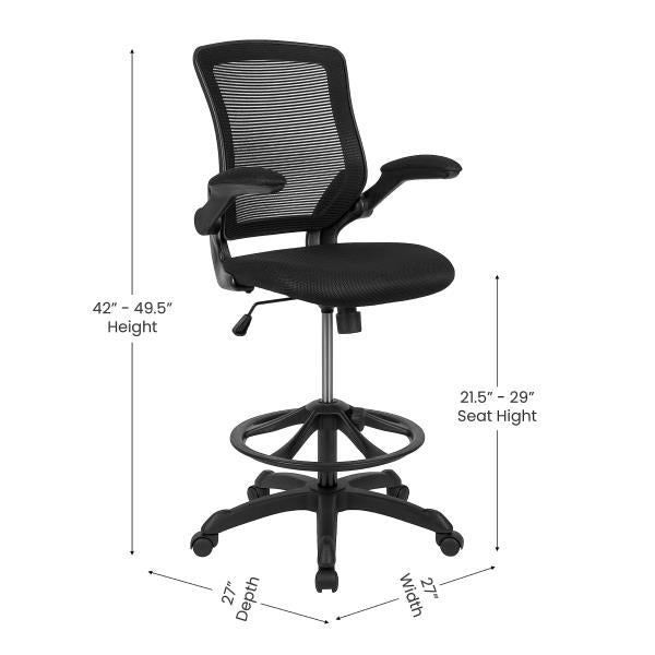 Lot # 1919 Flash Furniture Mid-Back Swivel Office Chair $201