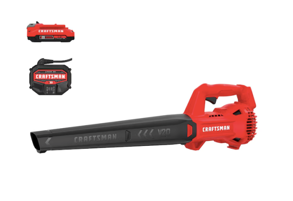 Lot # 288 CRAFTSMAN 20-volt Max 200-CFM Leaf Blower $90