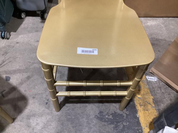 Lot # 1616 Tiffany Gold chair $98