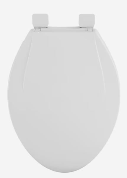 Lot # 629 American Standard  Elongated Toilet Seat White $32