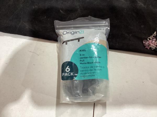 Lot # 592 Brainerd 3"  Matte Black Cylindrical Bar Pull $30