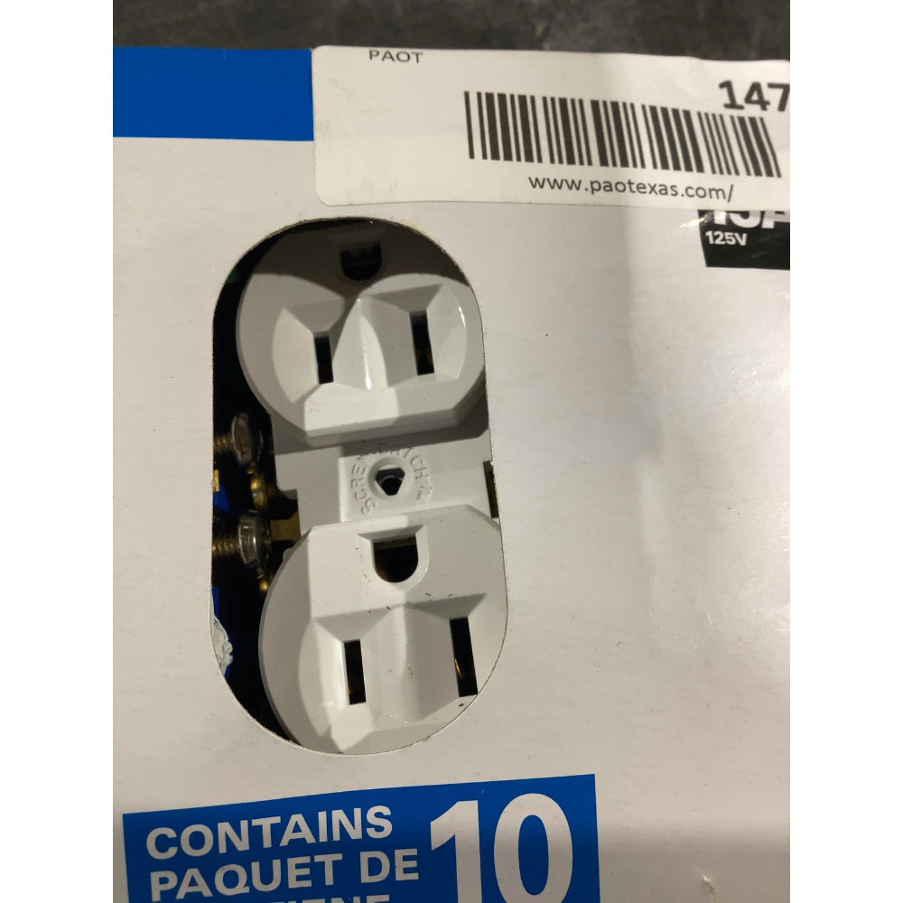 Lot # 1473 EATON Wiring 270W-10-L Receptacles $25