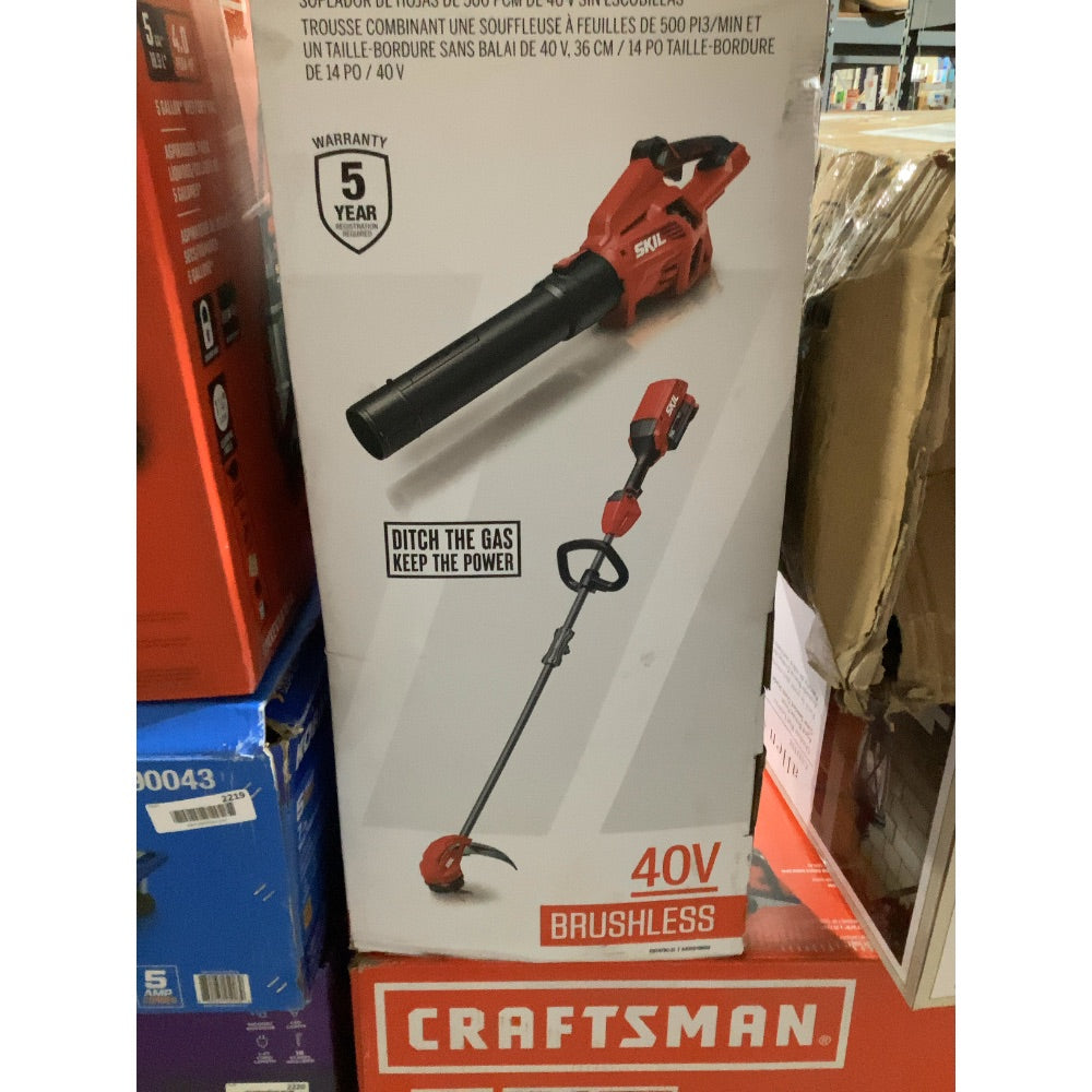 Lot # 2216 Skil Trimmer Blower Combo $200