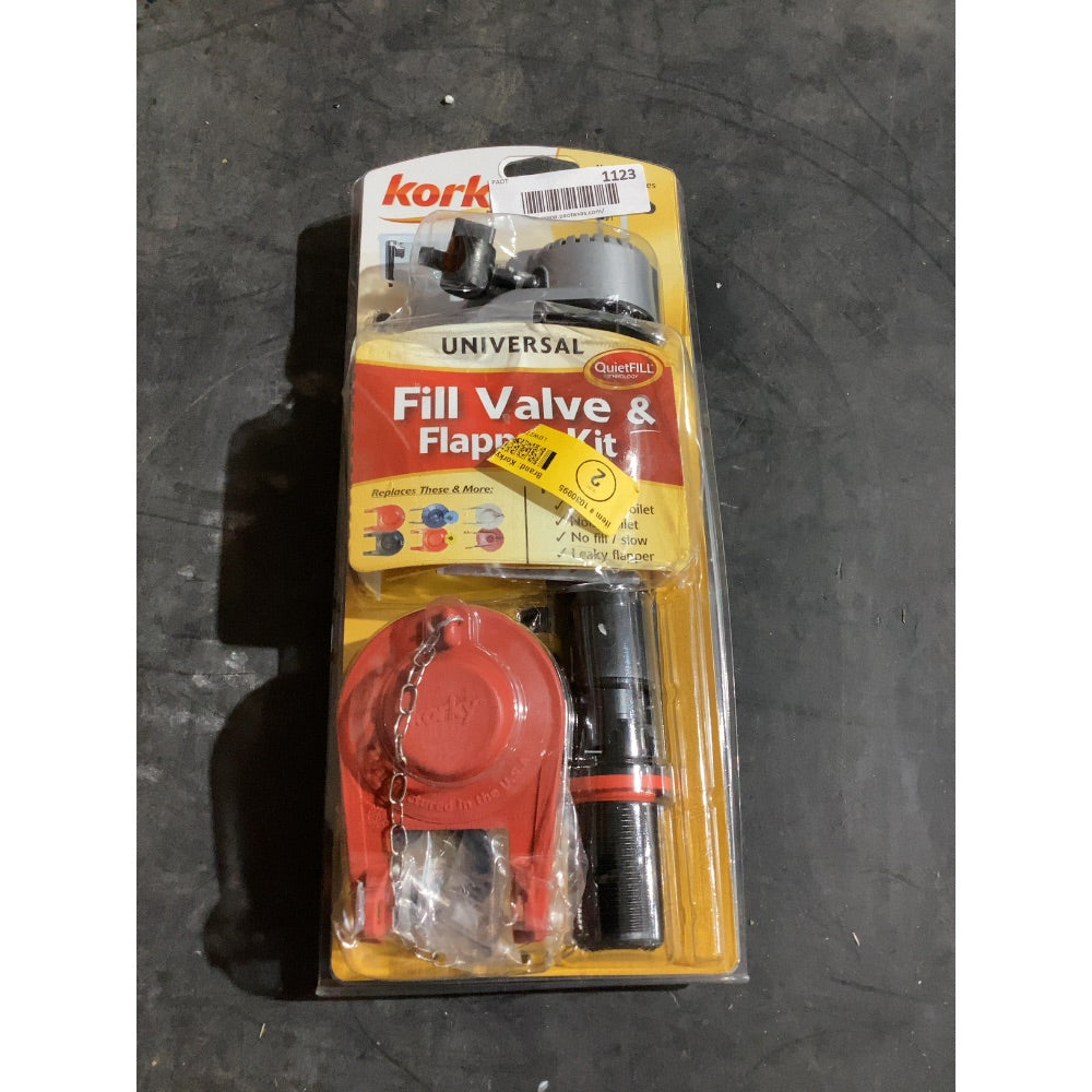 Lot # 1123 Korky Fill Valve $14.88