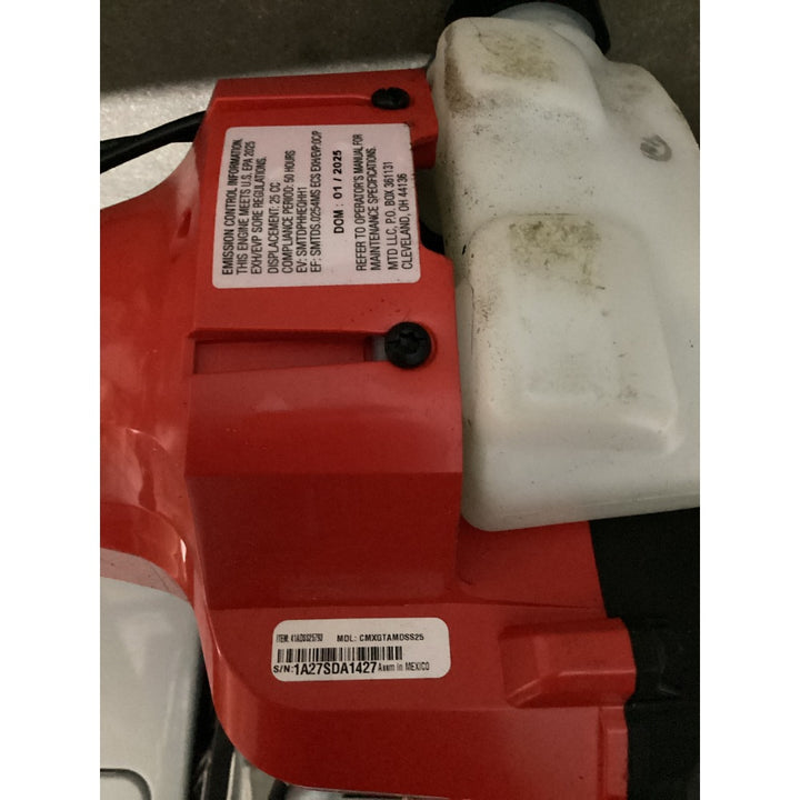 Lot # 1281 CRAFTSMAN 25 CC Gas String Trimmer CMGXGTAMOSS25 - 2-Cycle Engine, Red and Black