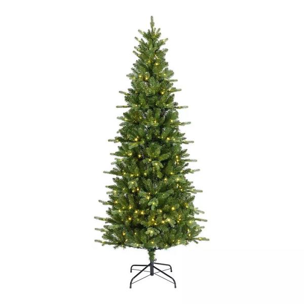 Lot # 1579 Everlands 7.5-ft. Killington LED Artificial Christmas Tree, Multicolor