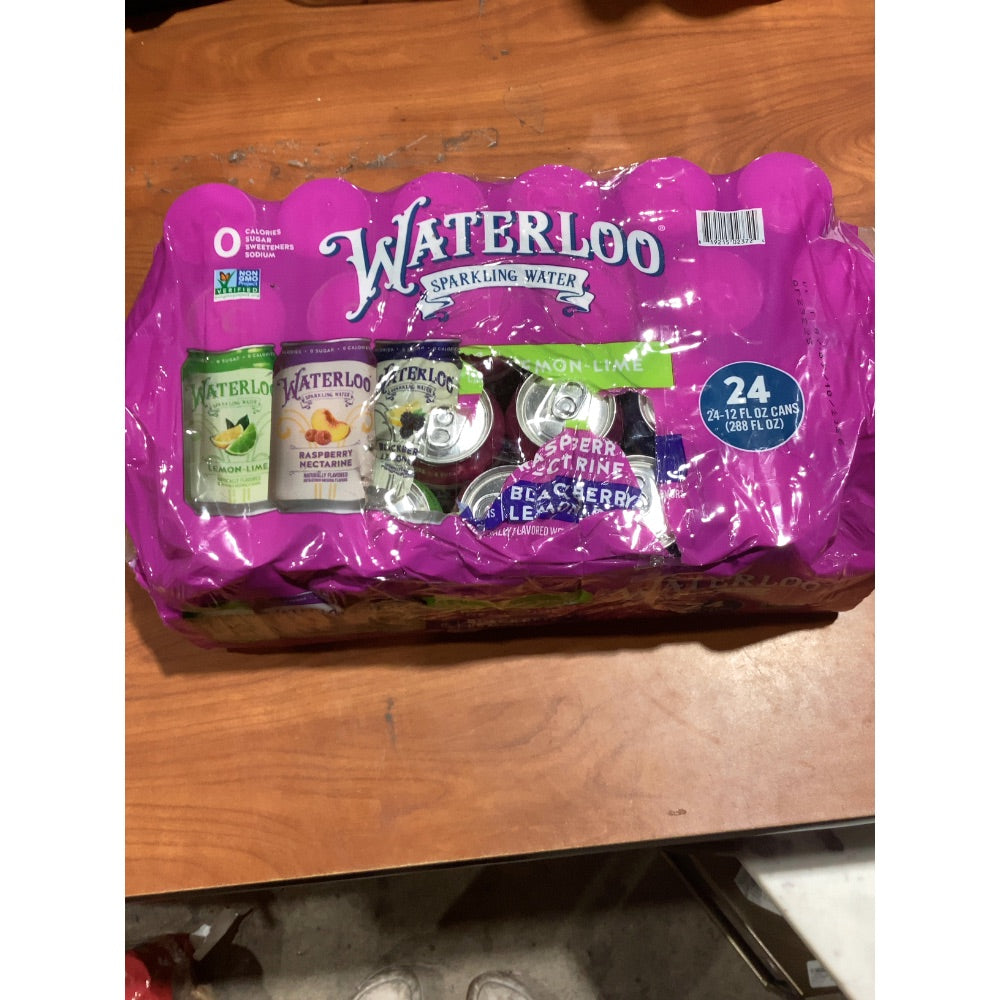 Lot # 1859 Waterloo Sparkling Water (24 Count) $32