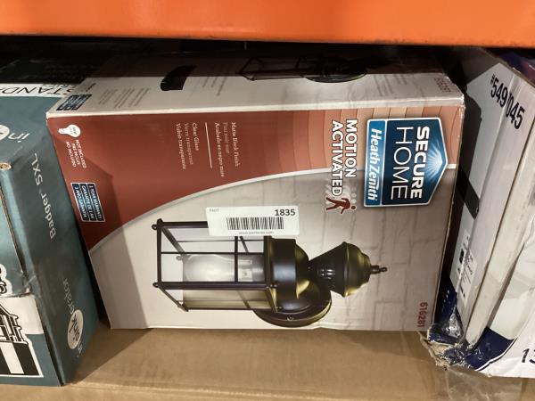 Lot # 1835 Secure Home Activated Outdoor Light Fixture $50