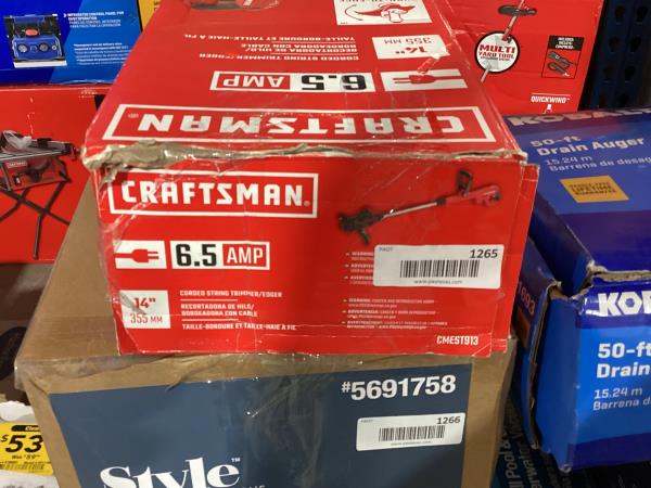 Lot # 1265 CRAFTSMAN WEEDWACKER String Trimmer $80