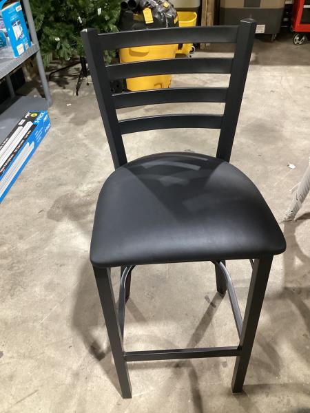 Lot # 2164 Flash Furniture Ladder Back Metal Height Chair $80