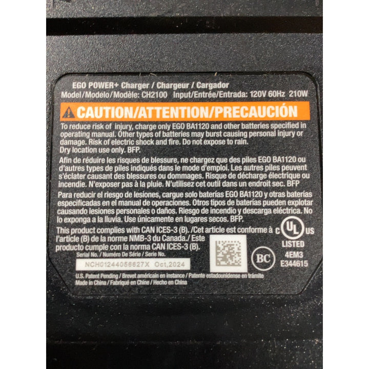 Lot # 1486 EGO Charger $50.00