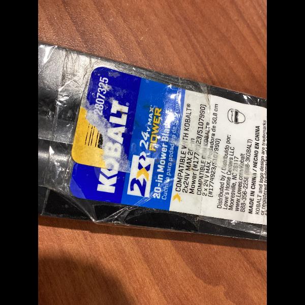 Lot # 30 KOBALT 20-in Mower Blade - $30