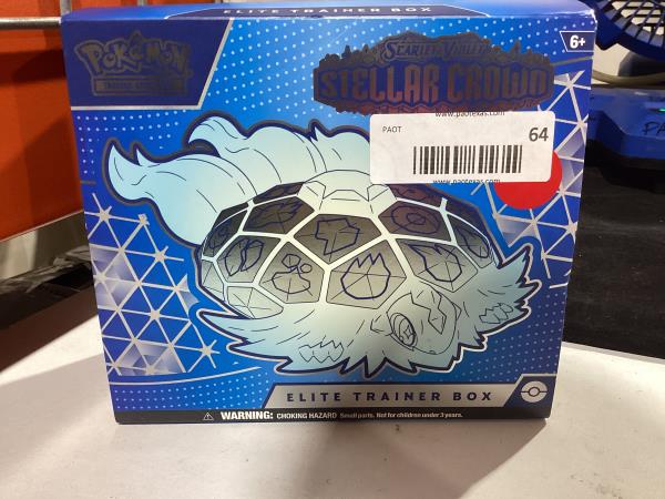 Lot # 64 Pokemon TCG: Scarlet & Violet Stellar Crown Elite Trainer Box