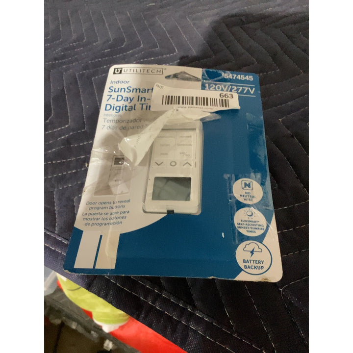 Lot # 663 Utilitech Digital Timer $34.98