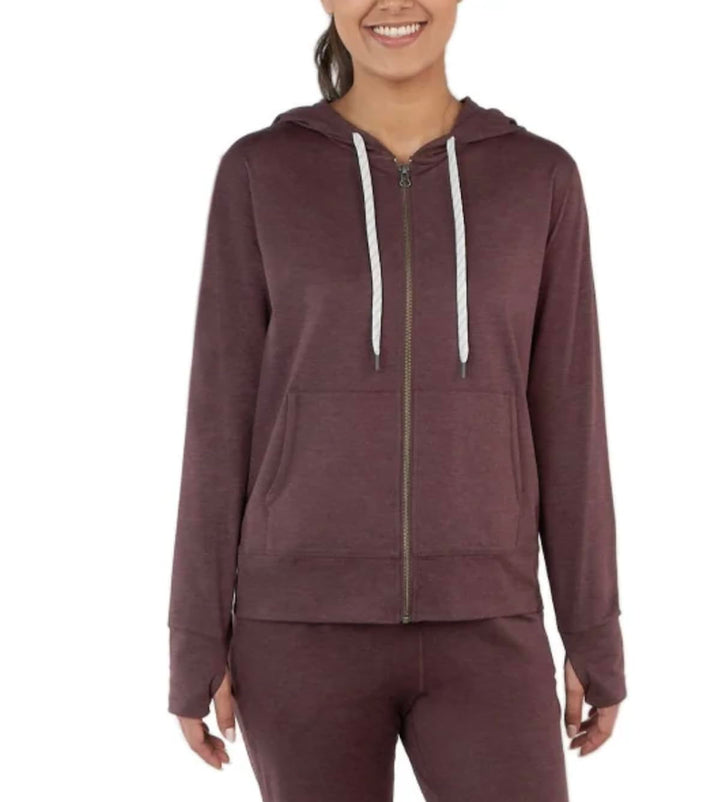 Lot # 983 KIRKLAND Mahogany Hoodie Jacket $46.00