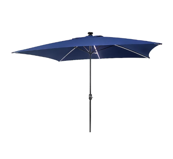 Lot # 1899 Allen+Roth 10.5-ft Aluminum Patio Umbrella $198