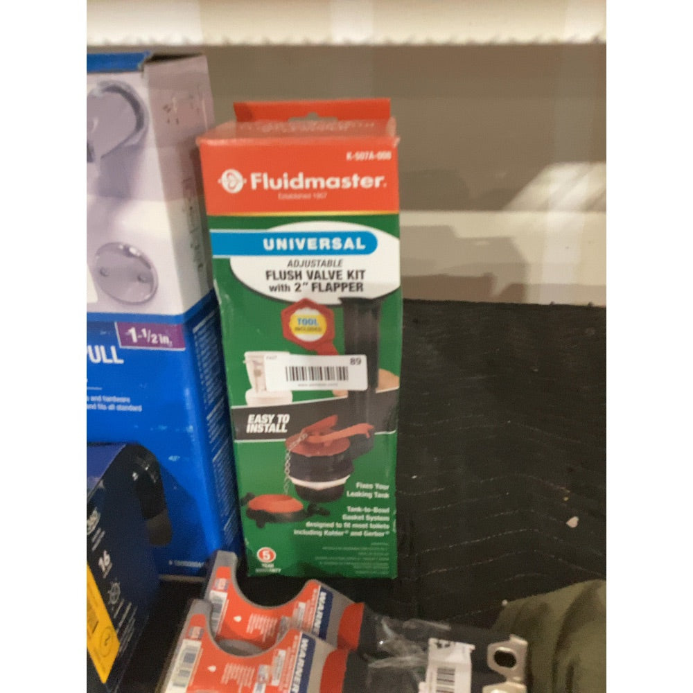Lot # 89 Fluidmaster K-507A-008 Flush Valve Repair Kit $32.68