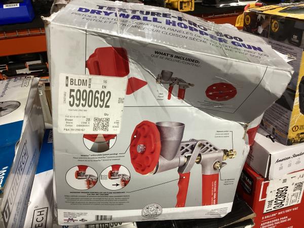 Lot # 992 wallboard hopper gun $53