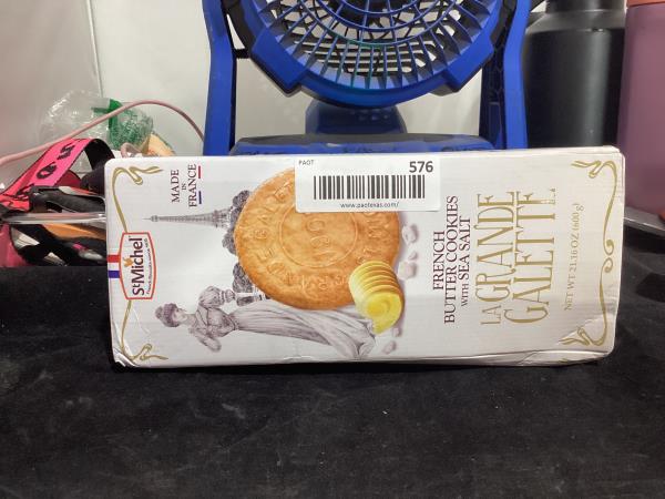 Lot # 576 St. Michel La Grande Galette French Butter Cookies, 21.16 Ounce