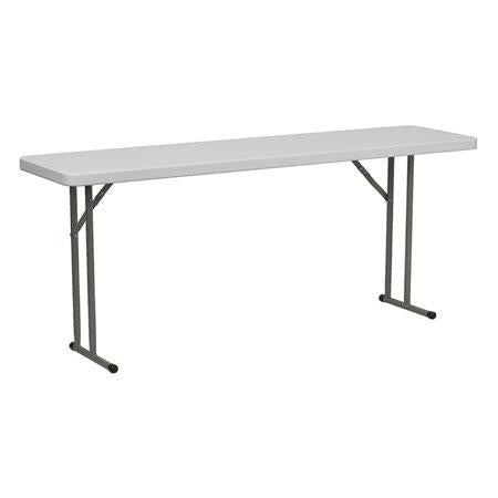 Lot # 1687 Flash Furniture Plastic Folding Training Table $80