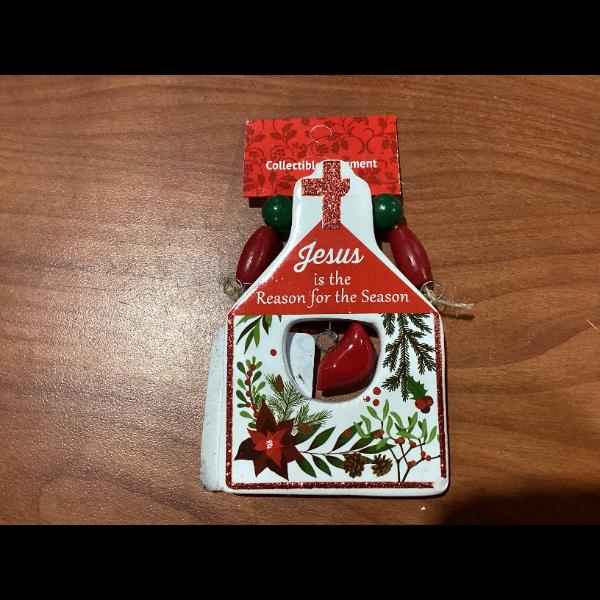 Lot # 23 PAOT Texas Multi-color Holiday Floral Ornament $15.00