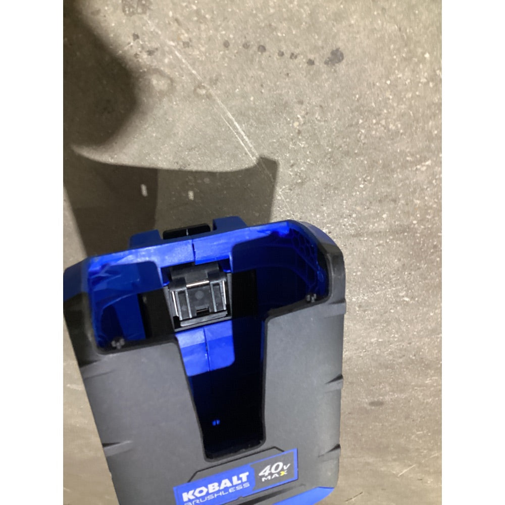 Lot # 1413 KOBALT 40V MAX Brushless Cordless String Trimmer - Blue/Black