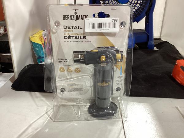 Lot # 798 Bernzomatic Butane Micro Torch Black Small $41