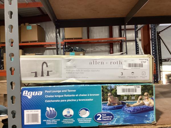 Lot # 1737 Allen+Roth Harlow Bathroom Sink Faucet $80
