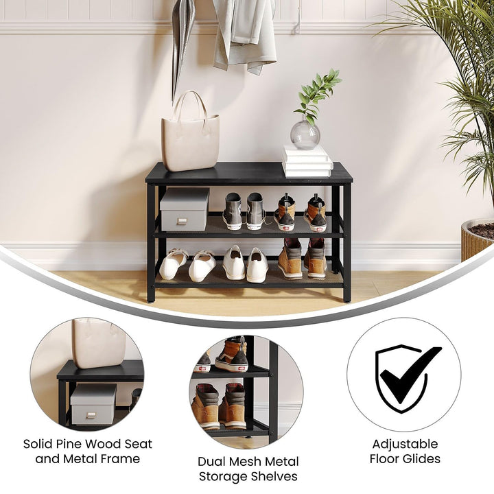 Lot # 1436 Flash Furniture Shoe Rack $82.68