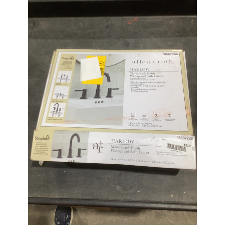 Lot # 1519 allen + roth Bathroom Sink Faucet with Drain $115