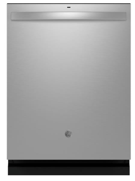 GE Top Control with Stainless Steel Interior Dishwasher with Sanitize Cycle