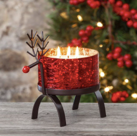Lot # 41 Ruby 3 Wick Candle $25