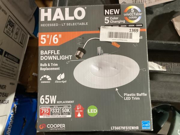 Lot # 1369 HaloLT 5/6 in. LED Retrofit Module Light