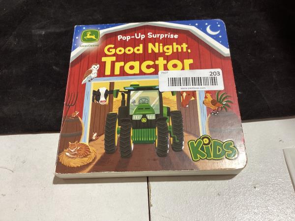 Lot # 203 John Deere Kids Good Night Tractor on the Farm: Deluxe Lift-a-Flap & Pop-Up Surprise Board Book, Ages 2-6