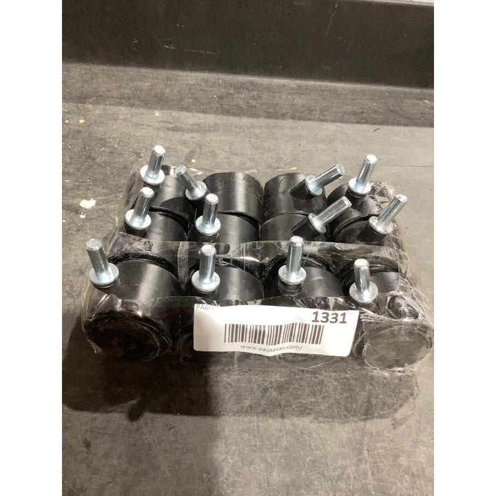 Lot # 1331 Generic Black Casters Set of 12 $25.00