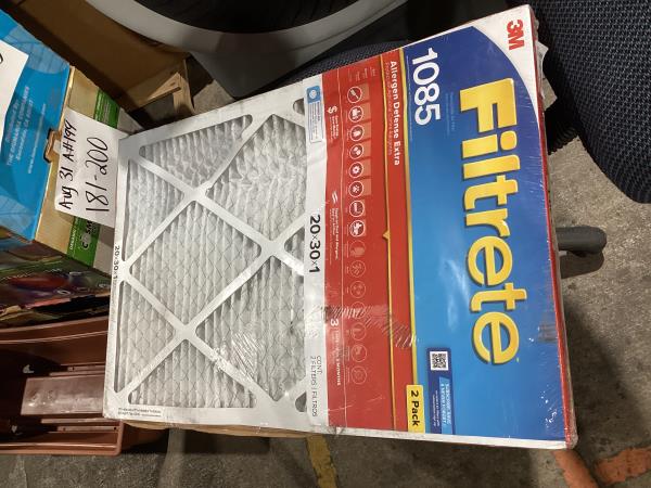 Lot # 633 Filtrete Advanced Allergen Reduction Filter $27