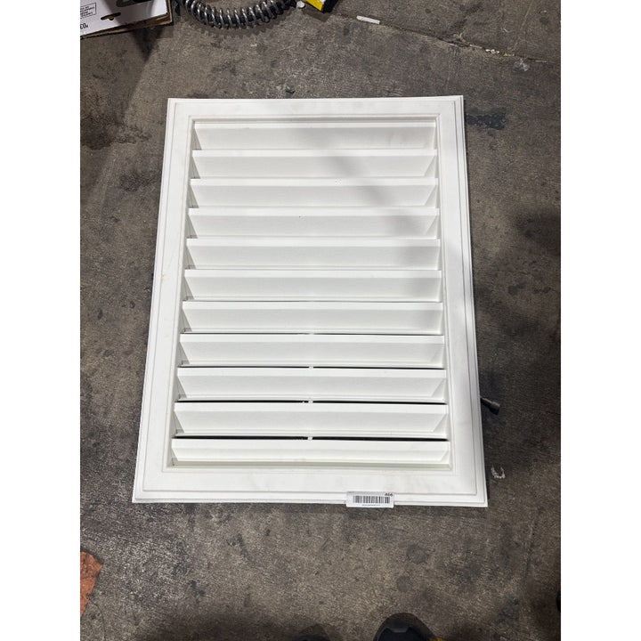 Lot # 466 White HVAC Louvered Air Return Grille $35