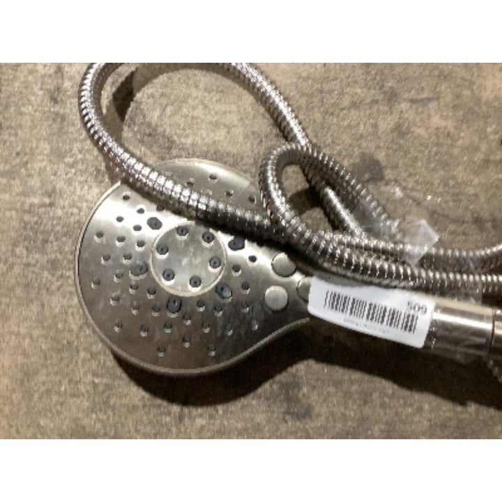 Lot # 509 Brushed Nickel Handheld Shower Head Set $35