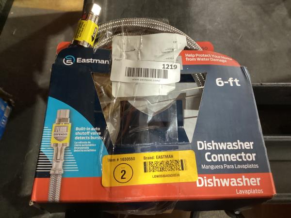 Lot # 1219 Eastman Dishwasher Install Kit $15.00